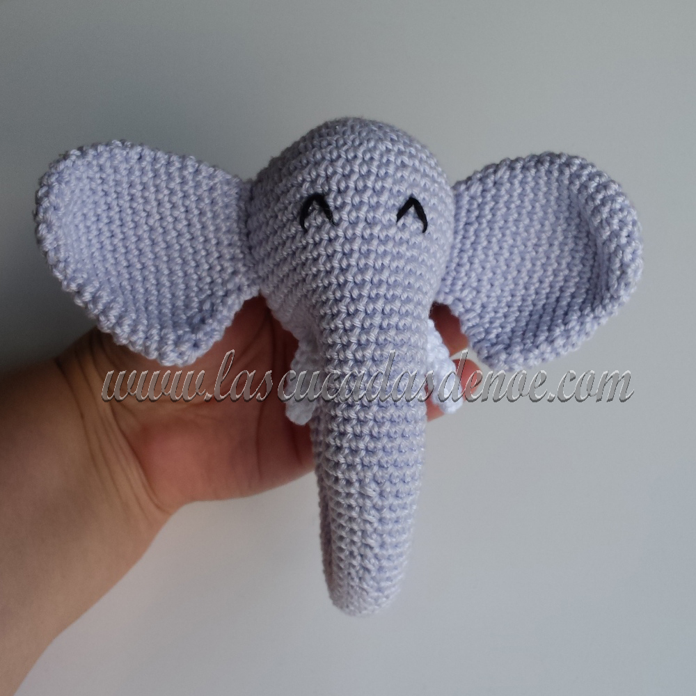 Amigurumi Sonajero Elefante
